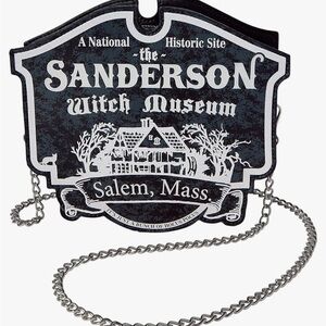 Spirit Halloween’ Sanderson Witch Museum Salem Sign Crossbody Bag